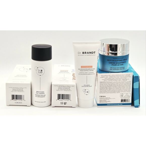 Dr. Brandt Microdermabrasion Exfoliator, Neck Sculp w/Gua Sha, Brightening Peel - Picture 5 of 5